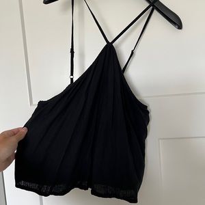 Abercrombie S Black Halter Top